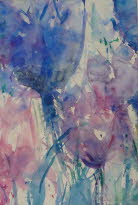 Tulpen 1978, Aquarell, 44x56cm