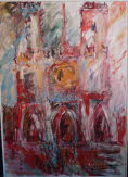 k-Paris, Notre Dam 1997, Acryl100x140cm